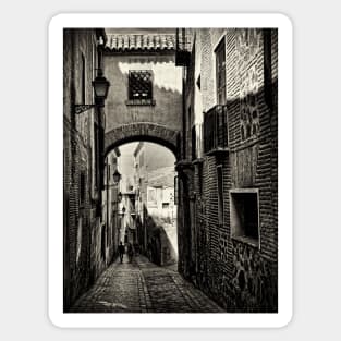 Monochrome study in Toledo Sticker